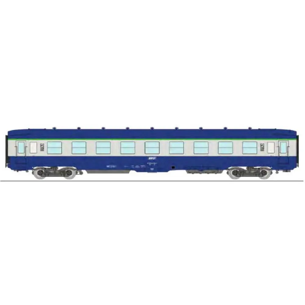 Voiture couchette DEV B9c9 Bleu/Gris REE MODELES VB404 SNCF - HO 1/87
