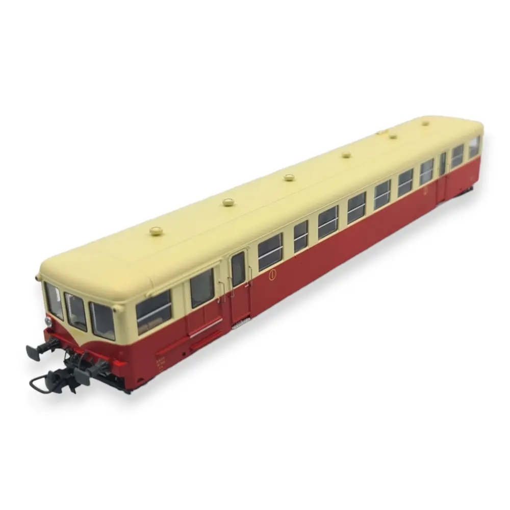 Remorque XR-7354 Rouge/Crème "LYON-VAISE" REE MODELES VB441AC - SNCF - HO 1/87