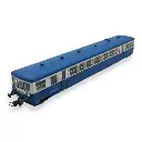 Remorque XR-8285 Modernisée Bleue "DIJON" REE MODELES VB448AC - SNCF - HO 1/87