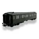 Voiture métallisée Ex-PLM REE Modèles VB459 vert 306 - HO 1/87 - SNCF - EP III.B