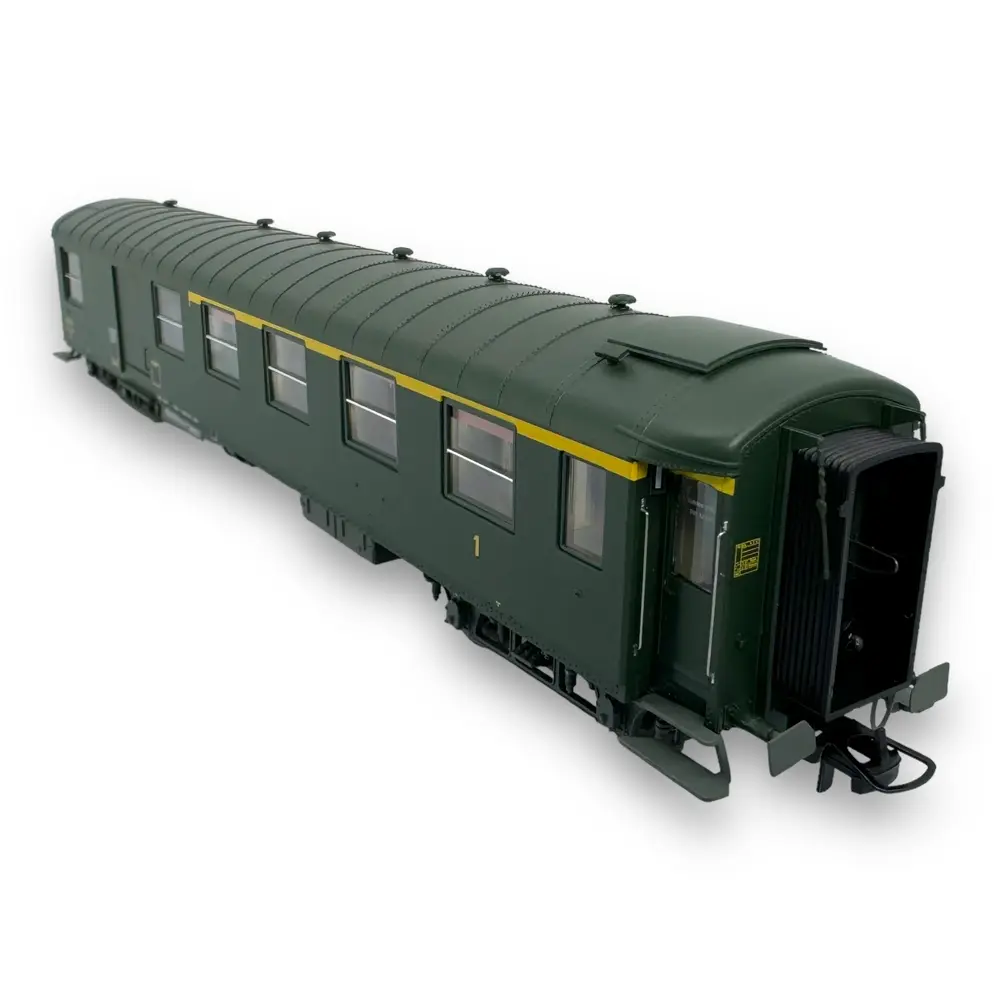 Voiture Métallisée Ex-PLM - REE Modèles VB460 - Vert 301 - HO 1/87 - SNCF - EP.III