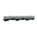 Set de 3 wagons citernes FAUVET-GIREL "ERMEWA" Ree Modèles WB-658 - HO 1/87 - SNCF - Ep V - 2R
