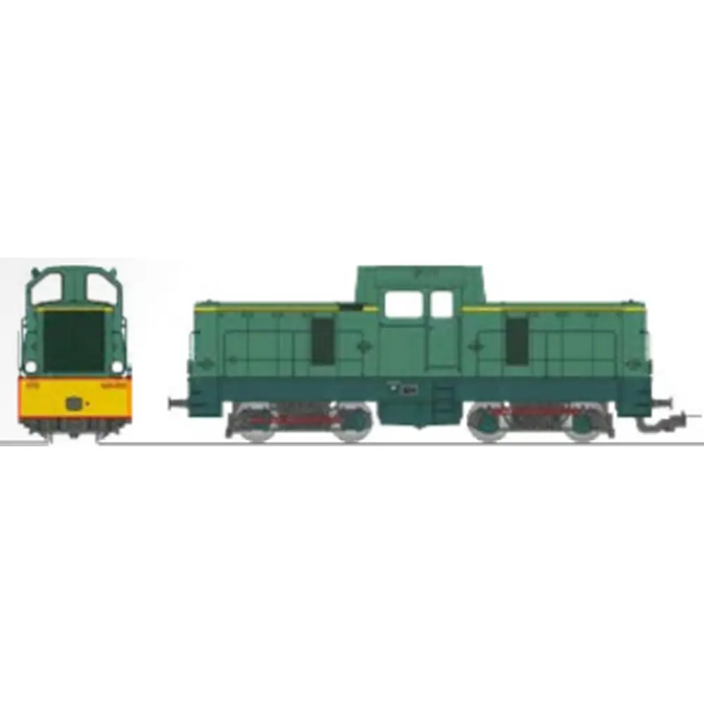 Locotracteur diesel BB 040-003 - Ree Modèles VM-022 - HOm 1/87 - SNCF/CFD - Ep III - Analogique - 2R