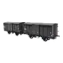 Set 2 Wagons primeurs ex-10T Type 3 REE Modèles WB747 - HO 1/87 - SNCF - EP III