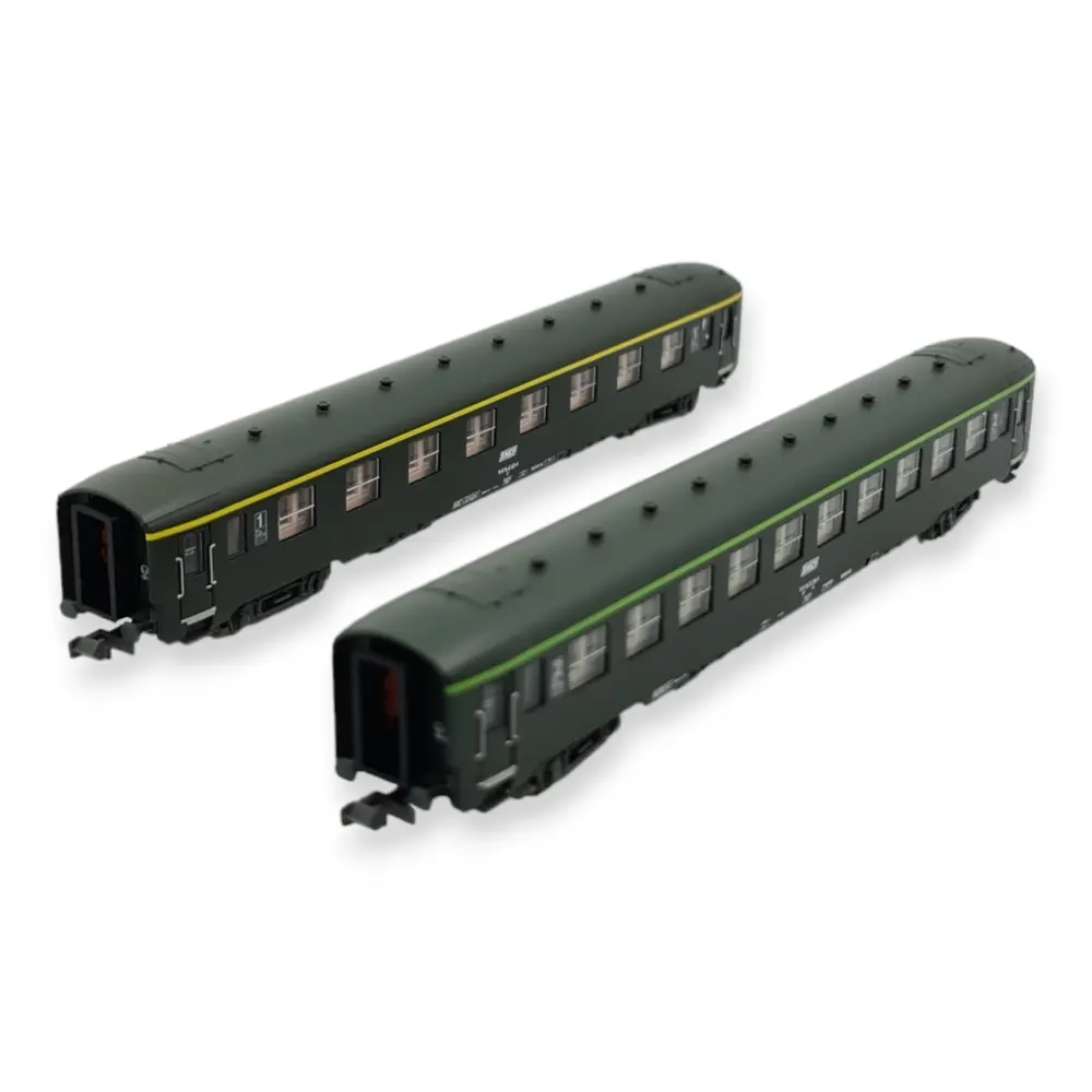 Coffret 2 Voitures DEV AO REE Modèles NW276 - N 1/160 - SNCF