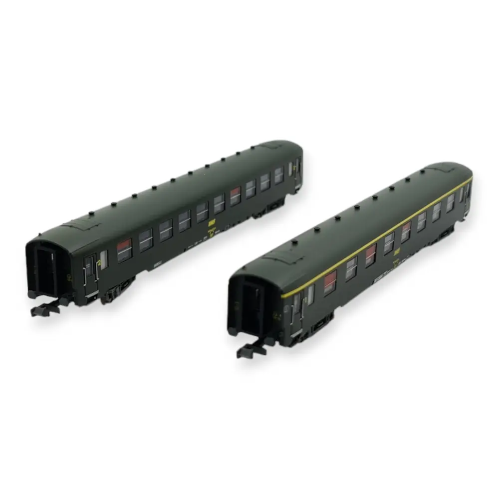 Coffret 2 Voitures DEV AO REE Modèles NW286 - N 1/160 - SNCF
