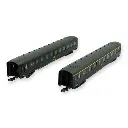 Coffret 2 Voitures DEV AO REE Modèles NW286 - N 1/160 - SNCF