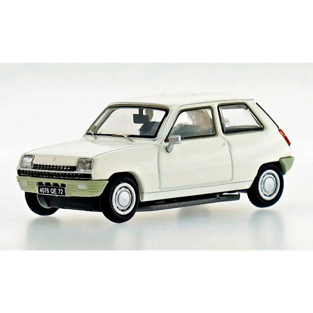 Voiture Renault R5 TL 1972 Blanche - REE MODELES CB 142 - HO 1/87