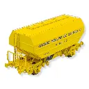 Wagon céréalier Grands Moulins de Coutras jaune - REE MODELES WB733 SNCF HO 1/87