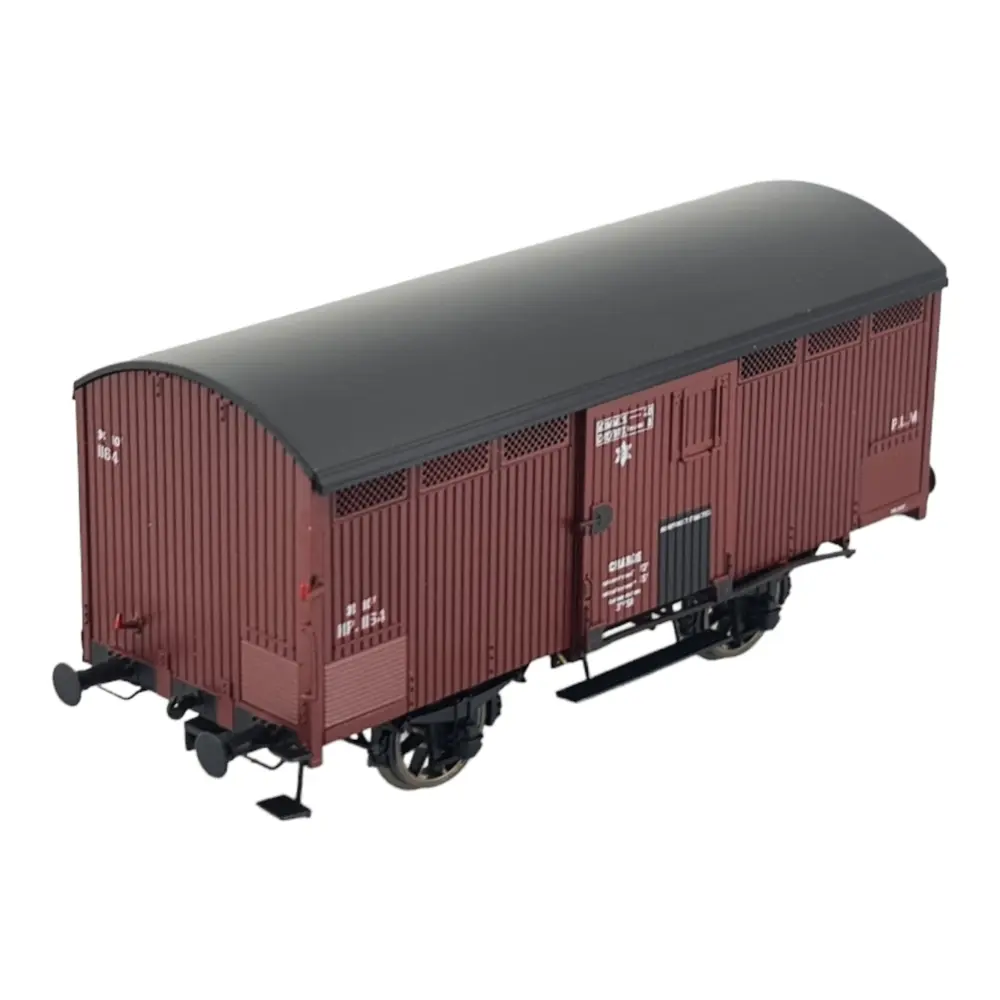 Wagon primeur 10T rouge sideros - REE MODELES WB758 - PLM - HO 1/87 - EP II