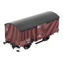 Wagon primeur 10T rouge sideros REE MODELES WB762 - SNCF - HO 1/87 - EP III A