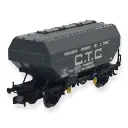 Wagon céréalier - REE Modèles NW305 - N 1/160 - SNCF - EP III