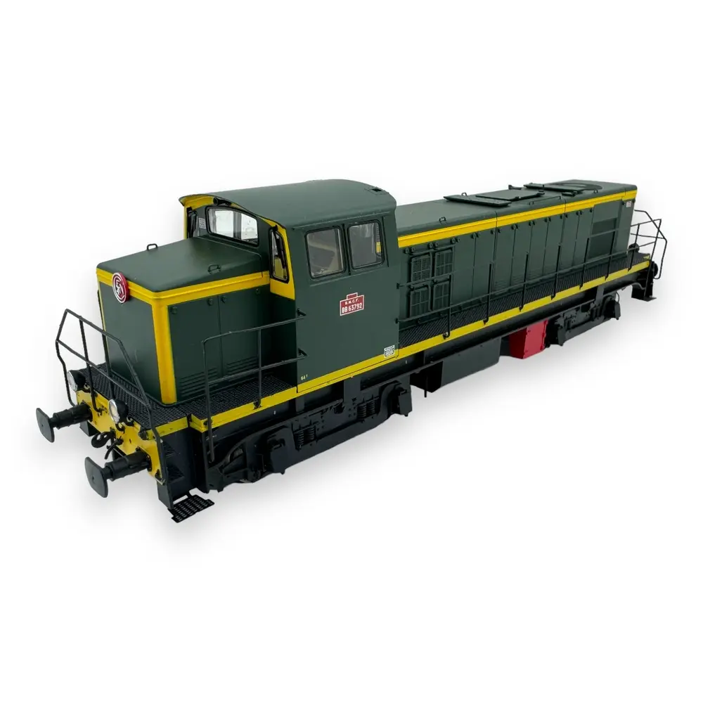 Locomotive diesel BB 63792 - Ree Modèles JM-008 - HO 1/87 - SNCF - Ep III - Analogique - 2R