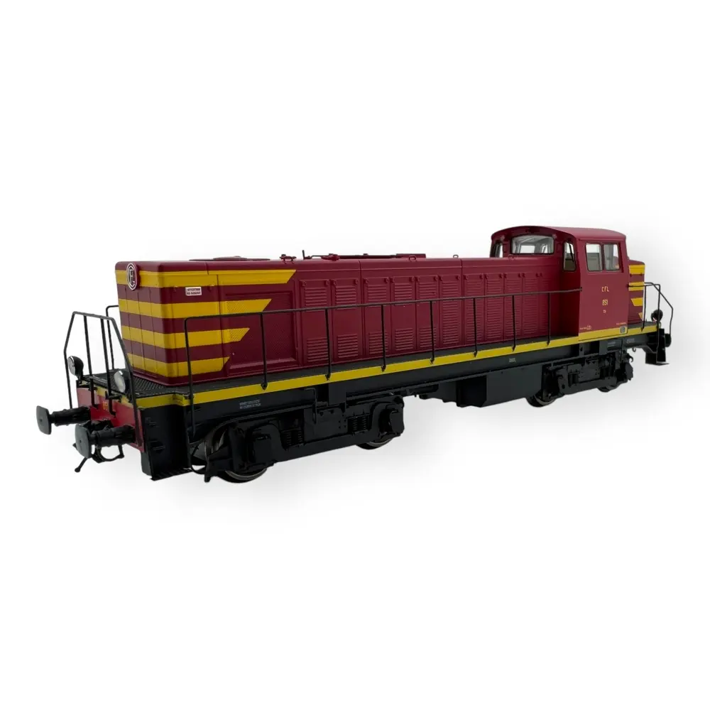 Locomotive diesel 851 - Ree Modèles JM-011 - HO 1/87 - CFL - Ep III - Analogique