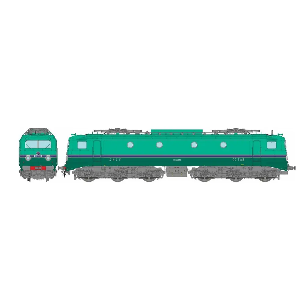 Locomotive électrique CC 7149 - REE Modèles MB194 - HO 1/87 - SNCF - EP IV - Analogique