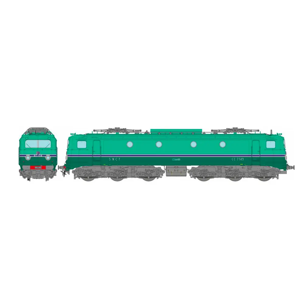Locomotive électrique CC 7149 - ACC SON - REE Modèles MB194SAC - HO - SNCF - EP IV