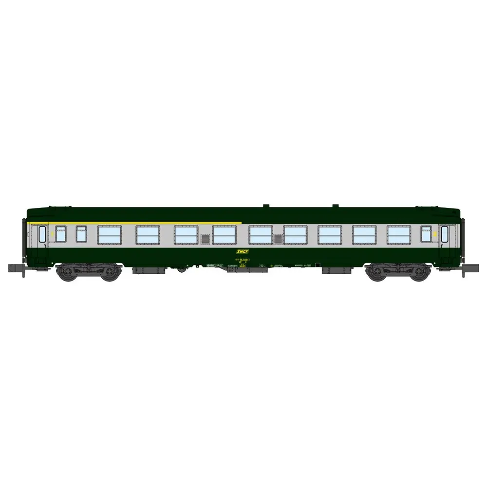 Voiture voyageurs UIC A4B5 - REE Modèles NW259 - N 1/160 - SNCF - EP IV