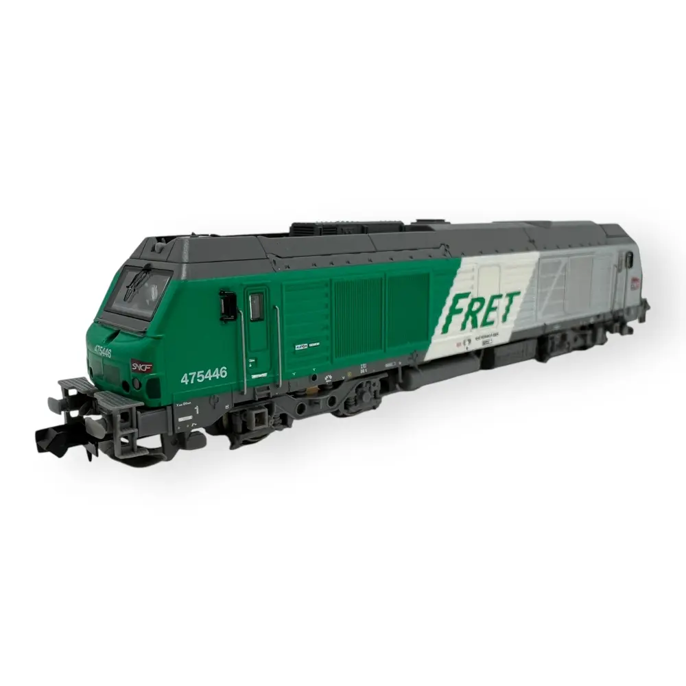 Locomotive Diesel BB 75446 - REE MODÈLES NW-293 - N 1/160 - SNCF - EP VI - Analogique - DC