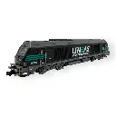 Locomotive Diesel BB 75036 - REE MODÈLES NW-294 - N 1/160 - SNCF - EP VI - Analogique - DC