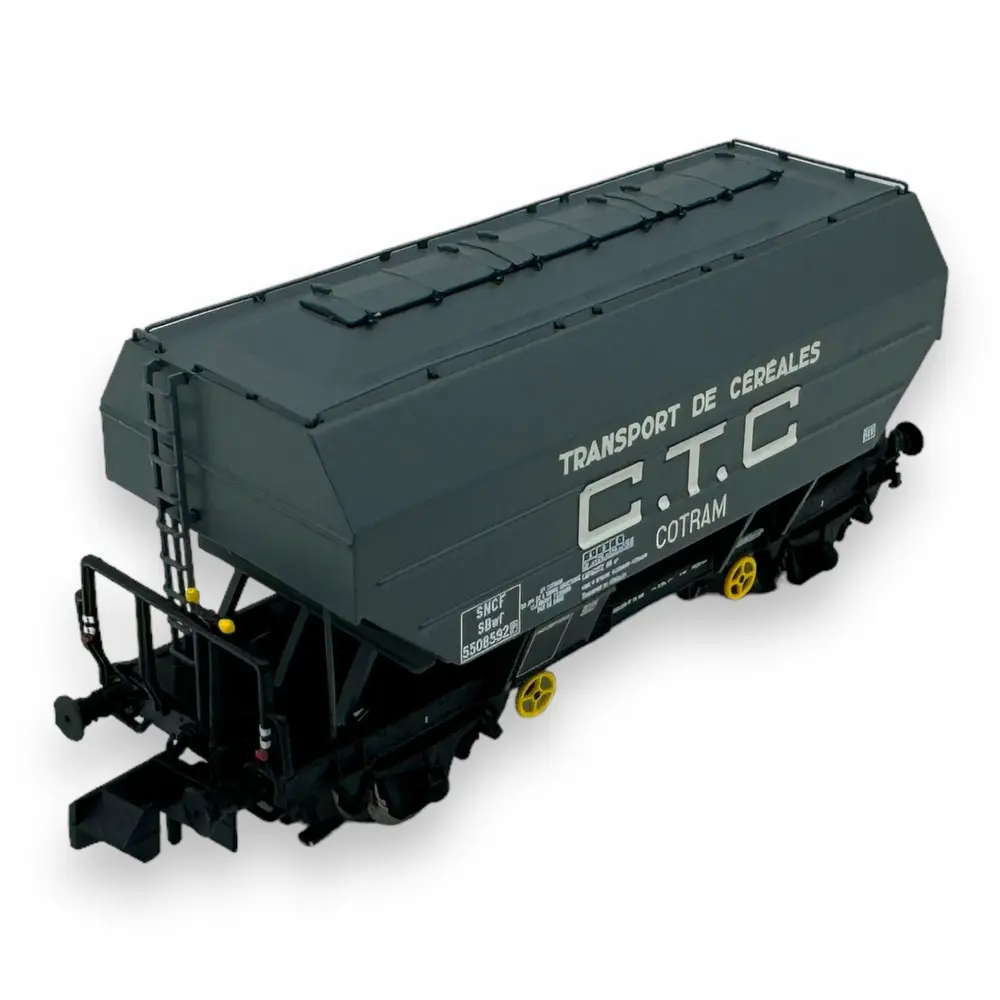 Wagon céréalier “CTC COTRAM” - Ree Modèles NW-314 - N 1/160 - SNCF - Ep III - 2R