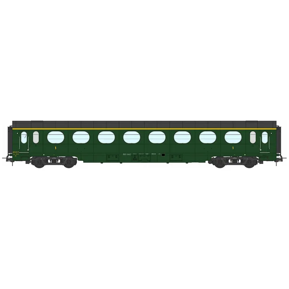 Voiture allégée "ETAT" A8 N°3376 - Ree Modèles VB471 - HO 1/87 - SNCF - Ep III - 2R