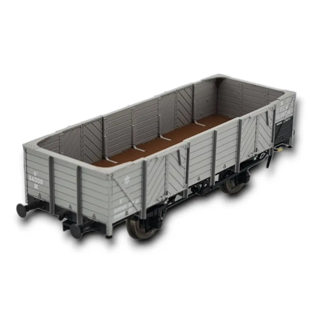 Wagon tombereau de la PLM avec 4 portes en bois gris, REE Modèles WB810 - HO 1/87e