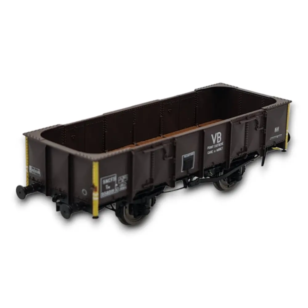 Wagons tombereau 4 portes ex-PLM, SNCF, REE Modèles WB-823, HO 1/87e