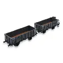 Pack 2 wagons tombereaux OCEM 19 REE Modèles WB828 - HO 1/87