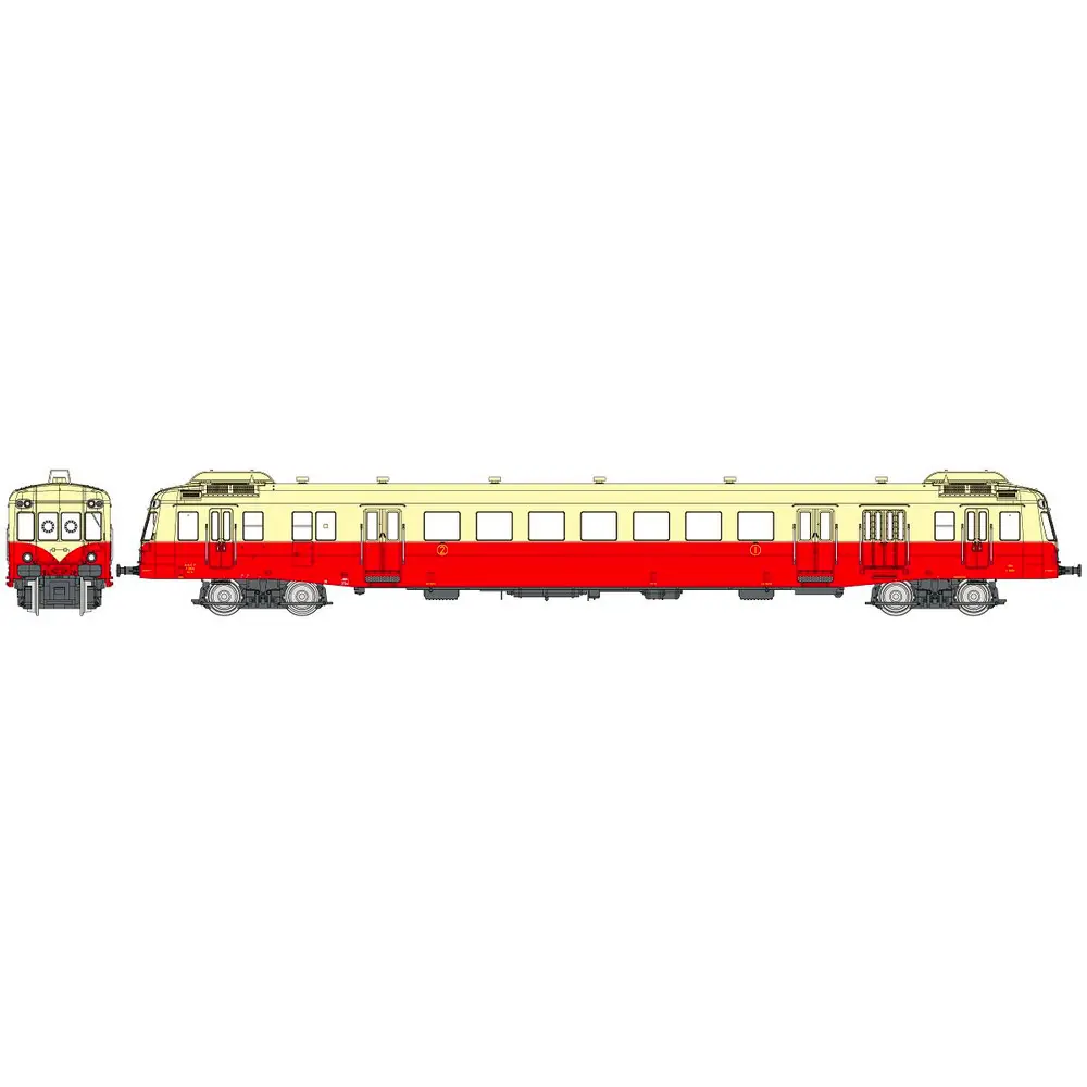 Autorail X-2434 - REE MODÈLES NW-253 S - N 1/160 - SNCF - EP III - Digital Sound - DCC