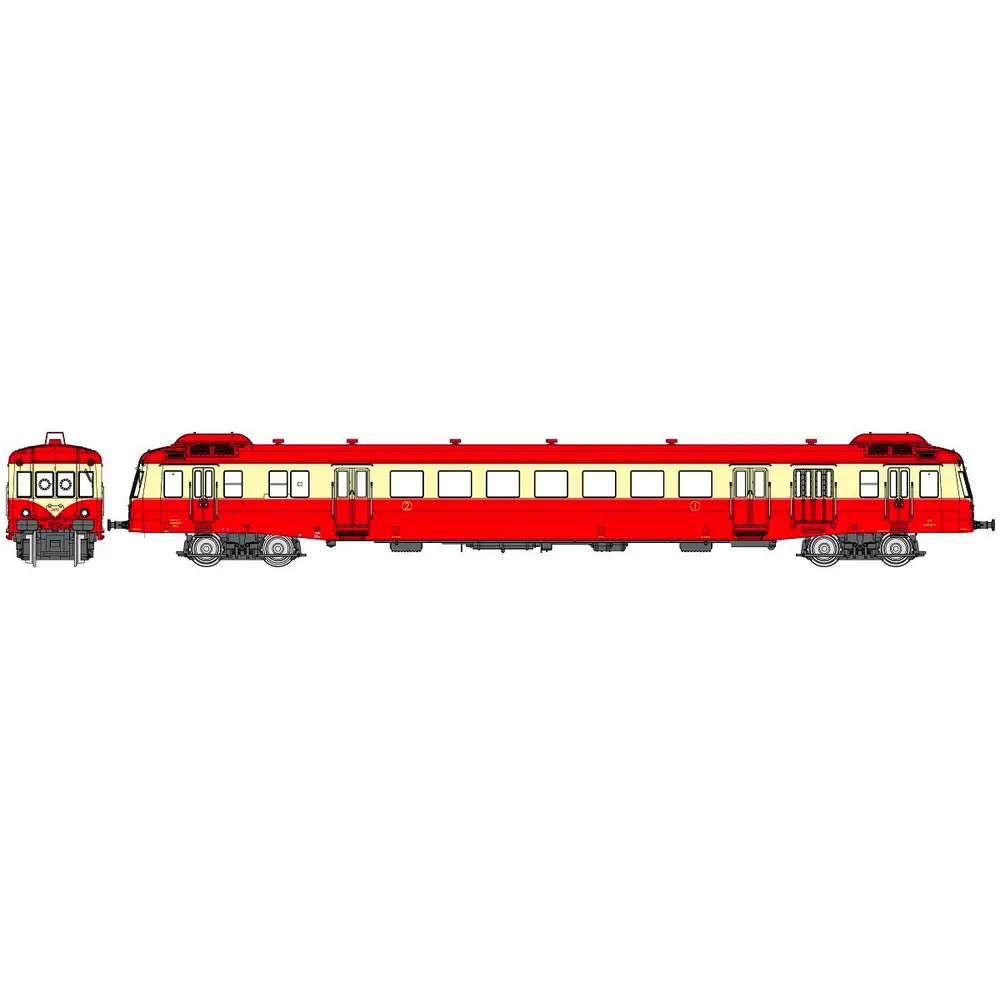 Autorail X-2470 - REE MODÈLES NW-255 S - N 1/160 - SNCF - EP III/IV - Digital Sound - DCC