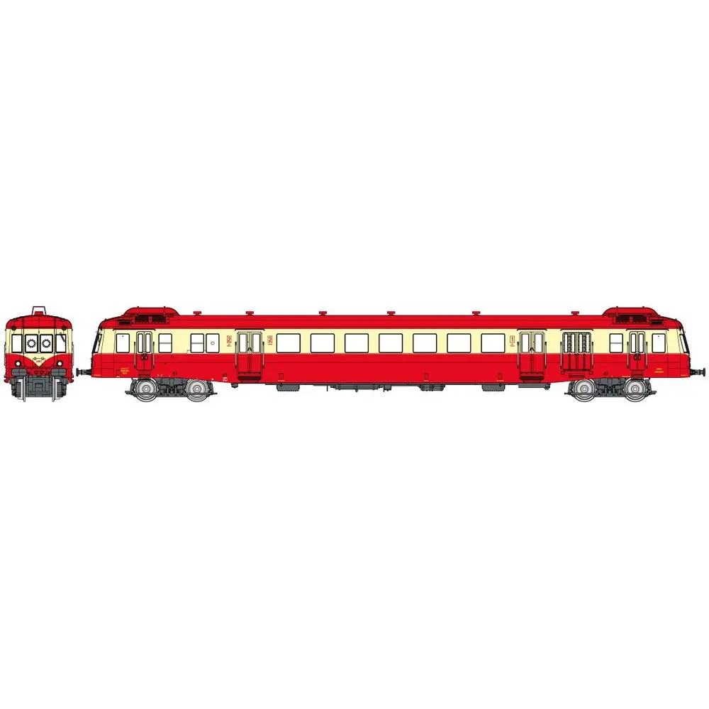 Autorail X-2463 - REE MODÈLES NW-256 S - N 1/160 - SNCF - EP IV - Digital Sound - DCC