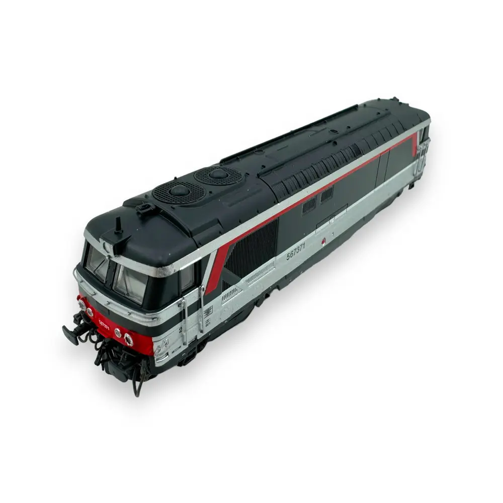 Locomotive diesel BB 67371 - Ree Modèles NW-326S - N 1/160 - SNCF - Ep V/VI - Digital sound - 2R
