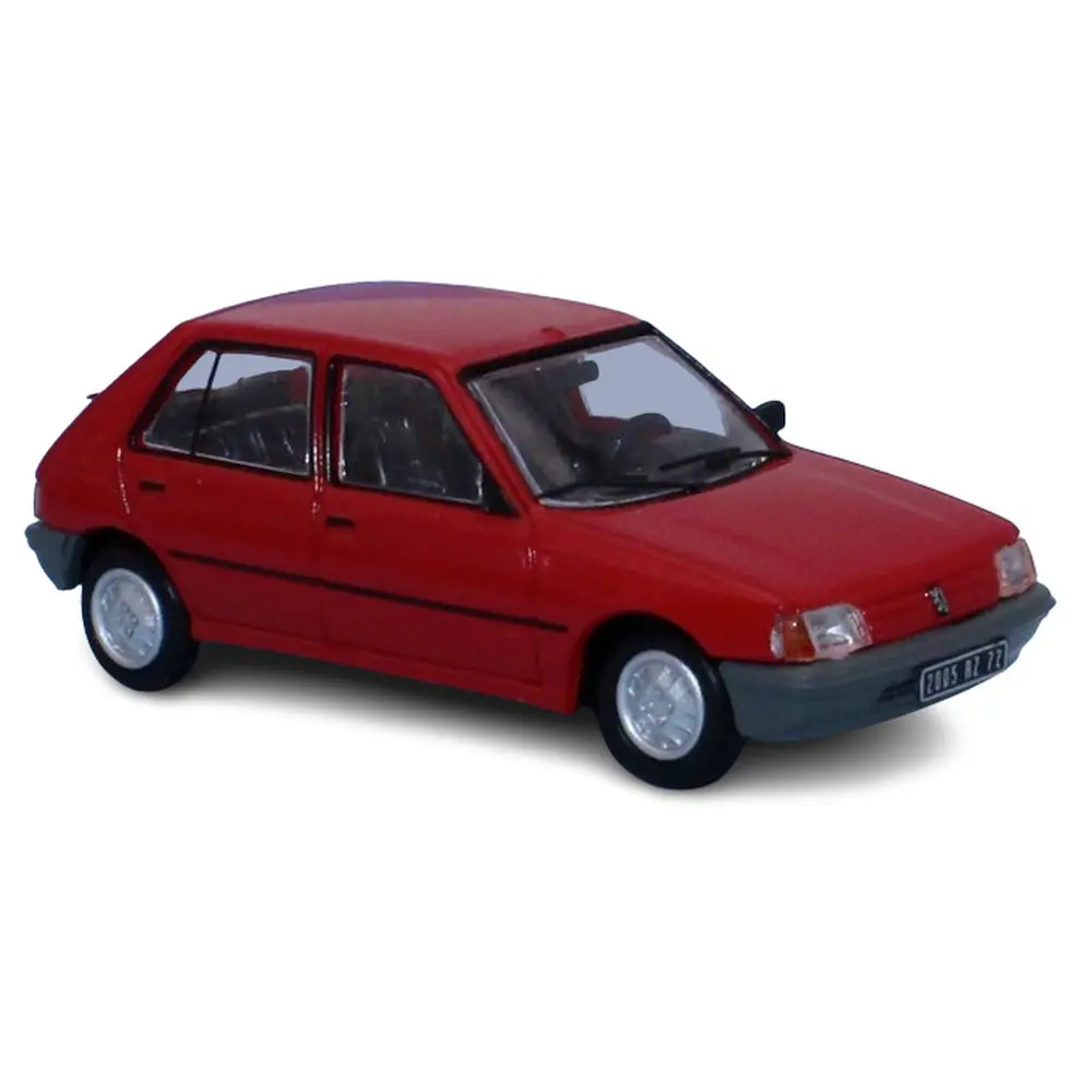 Voiture Peugeot 205 GR - REE MODELES CB151 - HO 1/87 -  Rouge Vallelunga