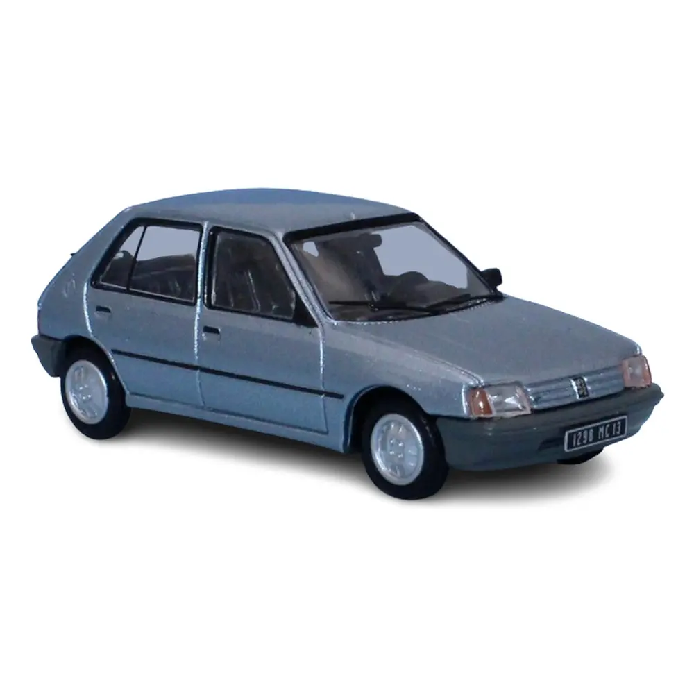 Voiture Peugeot 205 GE - REE MODELES CB152 - HO 1/87 - Bleue "TOPAZE"