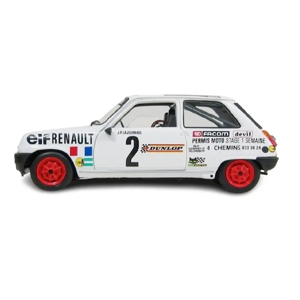Voiture Renault R5 Alpine Turbo Coupé - REE MODELES - HO 1/87 - SPORT JP. LAJOURNADE