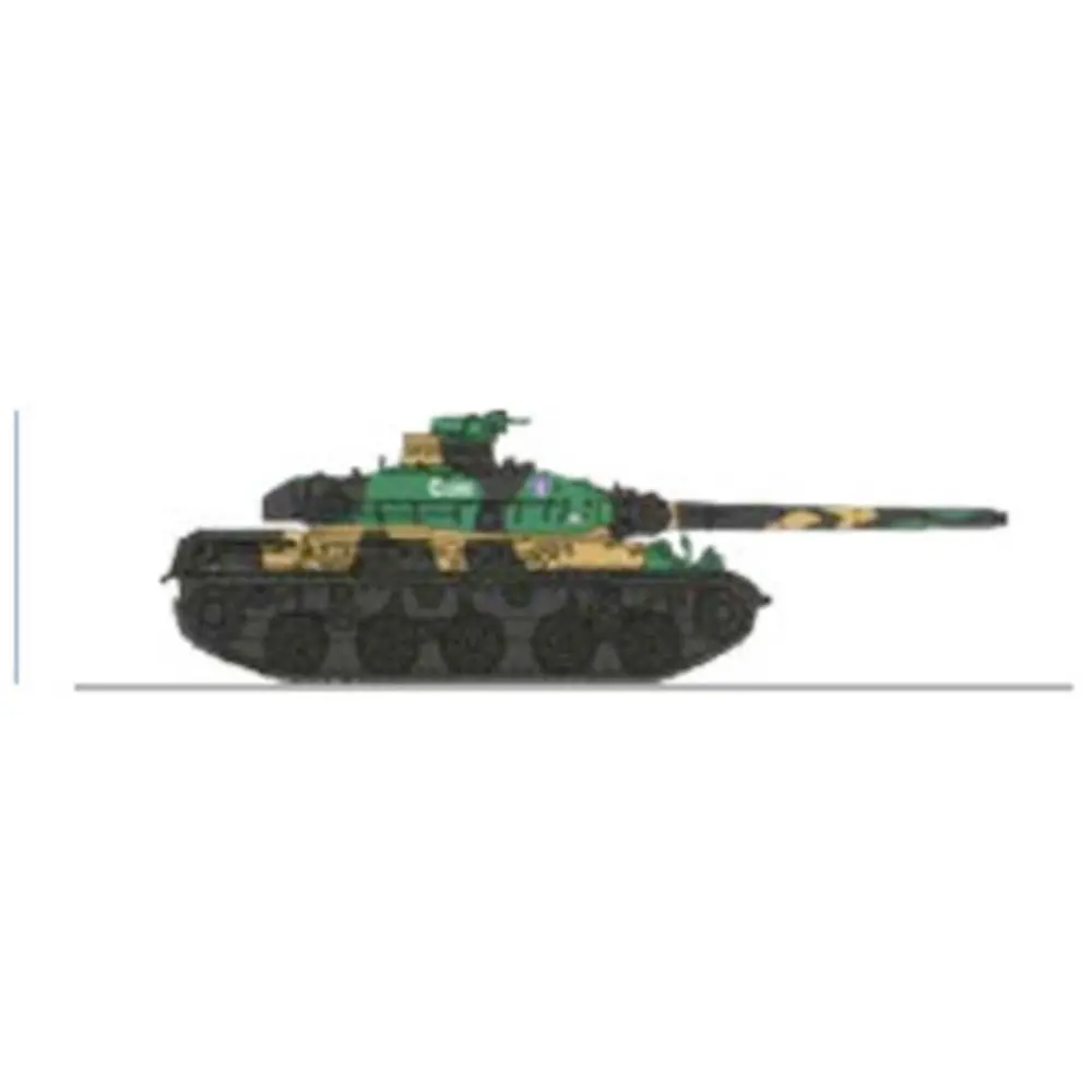 Char amx-30 "CLERC" 1DB 1RC en position route 3 tons - Ree Modèles AB025 - HO 1/87
