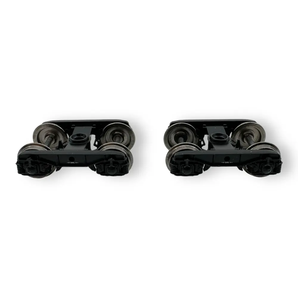 Set de deux bogies Y23 A - 4 boites SKF - Noir - REE Modèles XB102B01