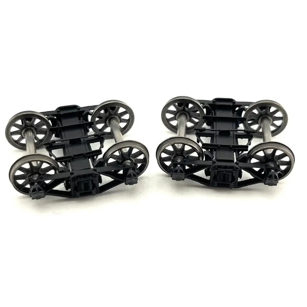 Set de deux bogies TP roues à rayon - Noir - REE Modèles XB109K01