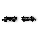 Set de deux bogies type wagon lit - Noir - REE Modèles XB110D01