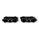 Set de deux bogies PLM type D balancier coudé - Noir - REE Modèles XB112D01