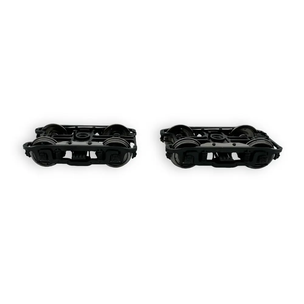 Set de deux bogies PLM type D - Noir - REE Modèles XB112E01