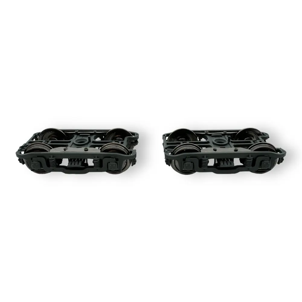 Set de deux bogies PLM type D - Noir - REE Modèles XB112E02
