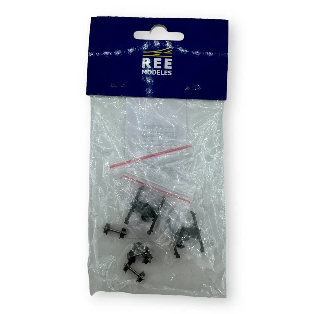 Set de deux bogies Y24 - Gris ardoise - REE Modèles XB15102 - N/160