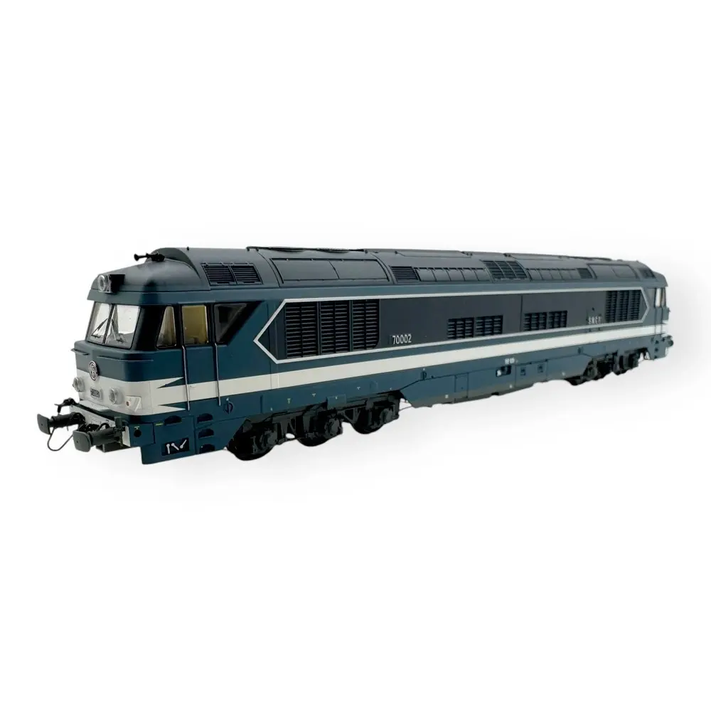 Locomotive diesel CC 70002S - Ree Modèles CC70002S - HO 1/87 - SNCF - Ep III - Digital sound + fumée - 2R