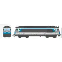 Locomotive diesel BB 67424 Isabelle - Ree Modèles MB240S - HO 1/87 - SNCF - Ep VI - Digital sound fumigène - 2R