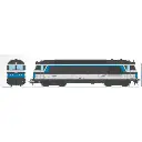 Locomotive diesel BB 67424 Isabelle - Ree Modèles MB240SAC - HO 1/87 - SNCF - Ep VI - Digital sound fumigène - 3R