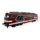 Locomotive diesel BB 67613 Capitole CMR - Ree Modèles MB243S - HO 1/87 - SNCF - Ep VI - Digital sound fumigène - 2R