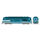 Locomotive diesel BB 67561 - Ree Modèles MB249S - HO 1/87 - SNCF - Ep V - Digital sound fumigène - 2R