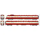 Autorail diesel RGP 1 X-2774 - Ree Modèles MB257 - HO 1/87 - SNCF/TEE - Ep III/IV - Analogique - 2R