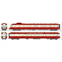 Autorail diesel RGP 1 X-2779 - Ree Modèles MB258 - HO 1/87 - SNCF/TEE - Ep III/IV - Analogique - 2R
